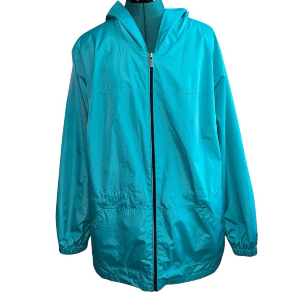 Fleet Street Hooded Mesh Active Jacket, Water Repellent, NWOT - Picture 3 of 13